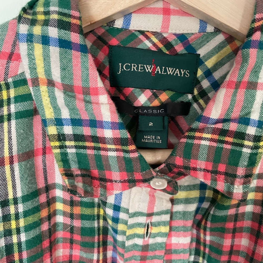 JCrew flannel shirt